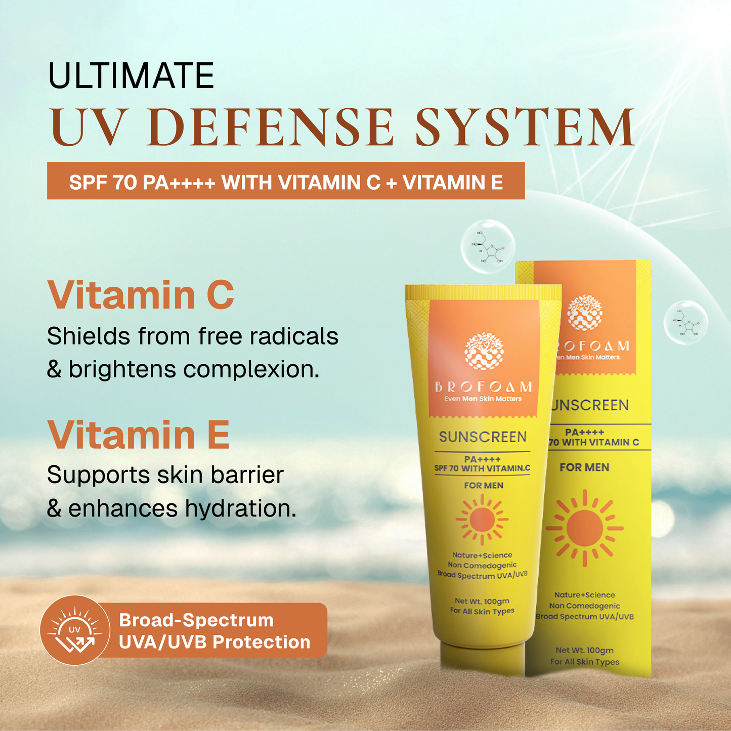 Sunscreen SPF 70 PA++++